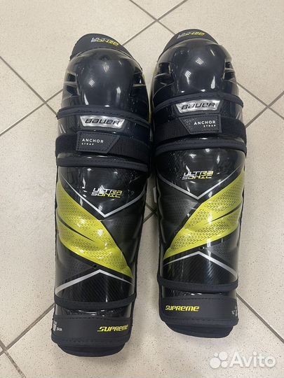 Щитки хоккейные bauer 14 ultrasonic