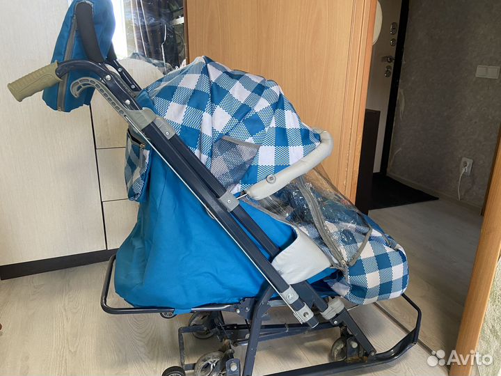 Санки коляска ника7.4