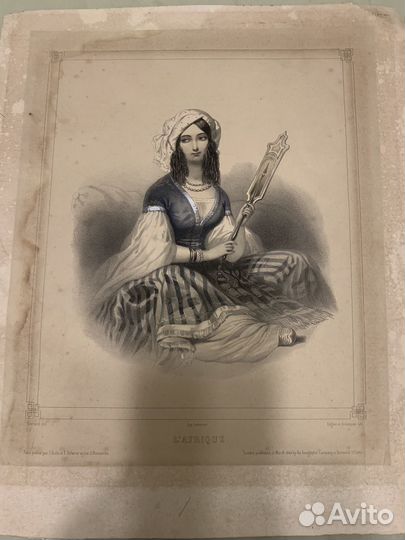 Старинная гравюра