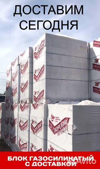 Газосиликатный блок от борского завода