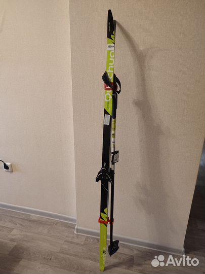 Беговые лыжи + палки + крепления