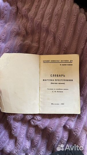 Словарь жаргона преступников