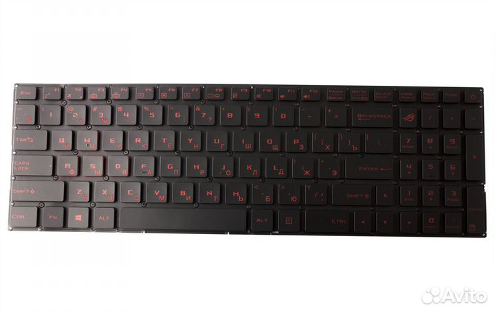 Клавиатура для Asus FX502 FX502V с красной подсве