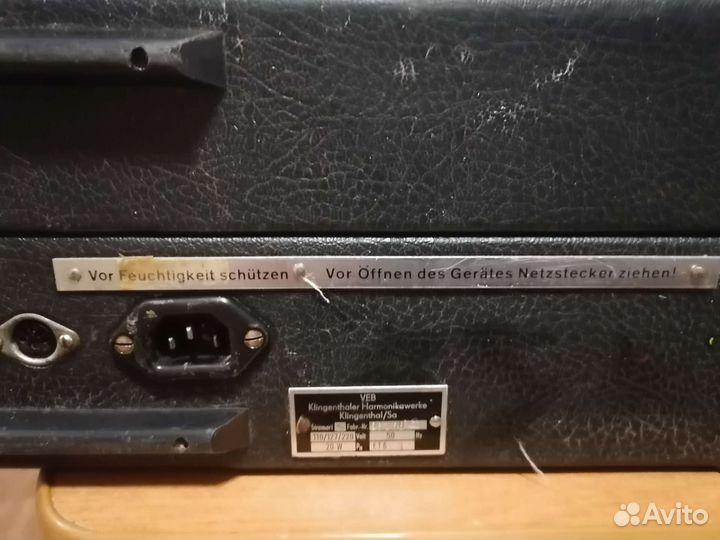 Электро орган vermona