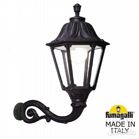 Светильник уличный настенный fumagalli adam/noemi