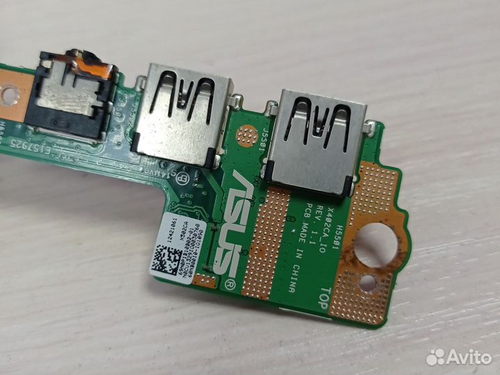 Плата USB для ноутбука asus X502C