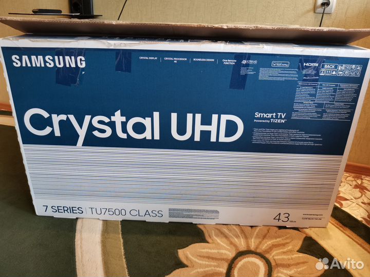 Сломанный телевизор Samsung 7 series tu7500