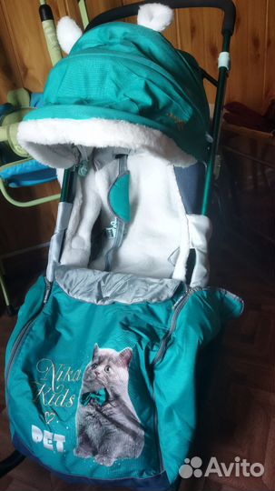 Детские санки коляска