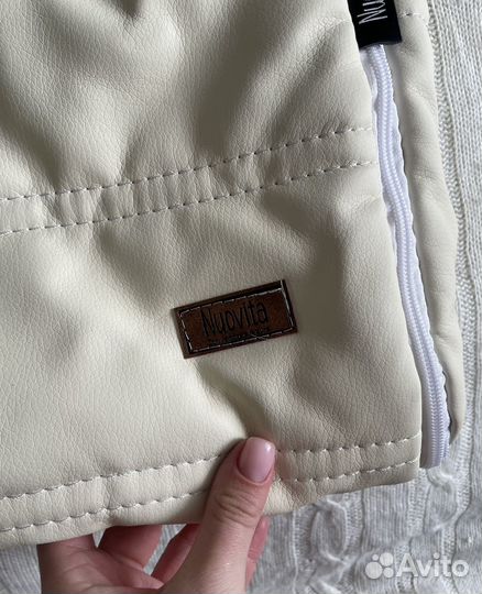 Конверт зимний nuovita кожа, овчина