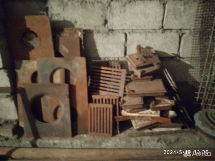 Плита чугунная для печи бу