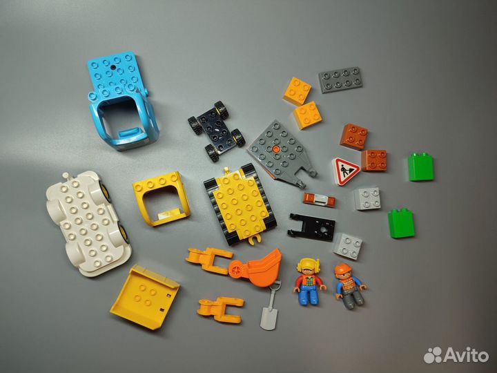 Lego duplo 10812 Грузовик и гусеничный экскаватор