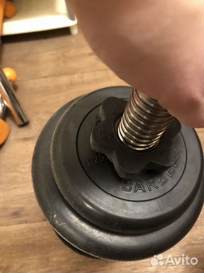 Гантеля разборные