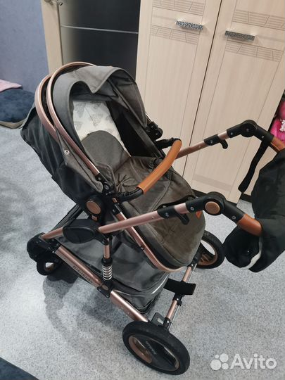 Детская коляска 3 в 1, с автокреслом 0+