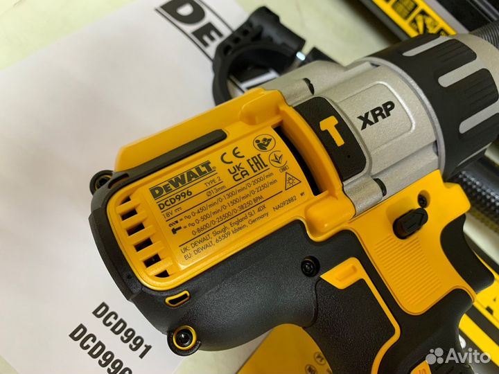 Ударный шуруповерт dewalt XRP DCD996NT (18В) 95Нм
