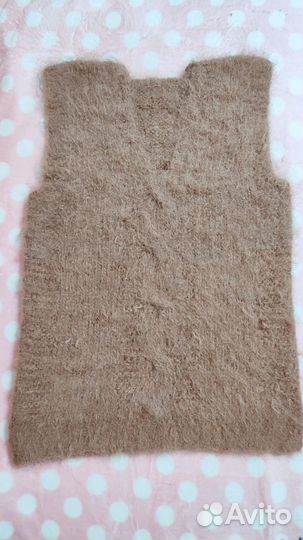 Жилет из верблюжьей шерсти