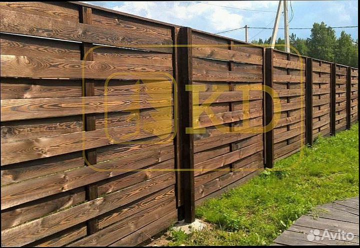 Доска для забора от производиеля