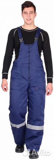 Полукомбинезон рабочий мужской зимний