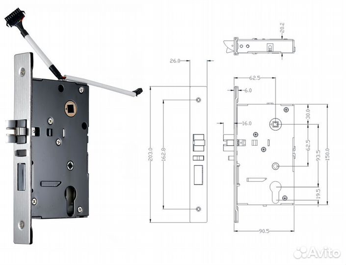 Электронные офисные замки Ozlocks