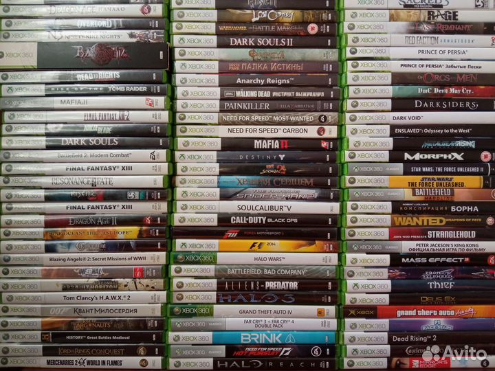 Диски с играми на Xbox 360