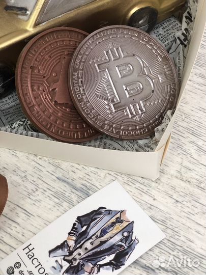 Мужской шоколадный подарок - Порш и криптовалюта