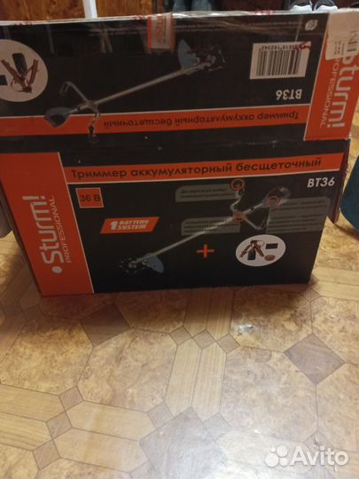 Триммер аккумуляторный Sturm BT 36
