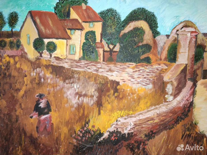 Картина маслом Жнец