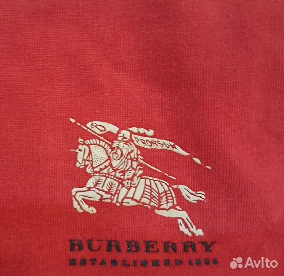 Футболка поло burberry, шорты Polo. Оригинал