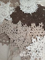 Вязаные снежинки. Ручная работа. Новые