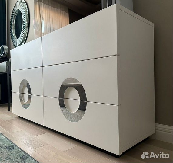 Комплект мебели - Тумба прикроватная 2 шт. и Комод