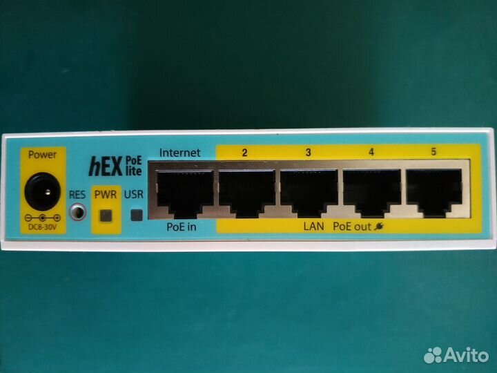 Маршрутизатор Mikrotik hEX PoE lite