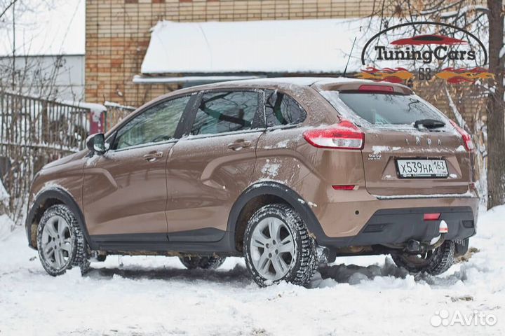 Молдинги на двери (абс) Лада Xray