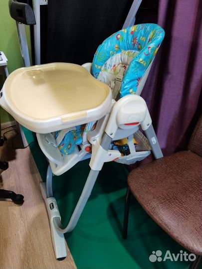 Стульчик для кормления chicco polly magic