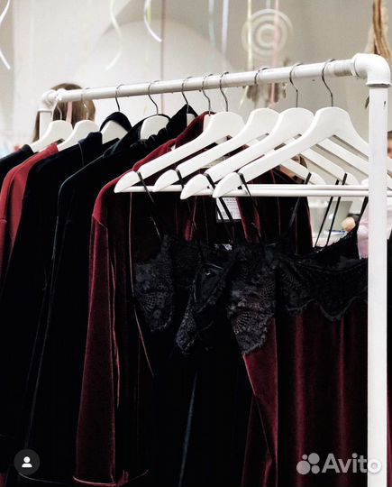 Бархатное платье-комбинация fiksson