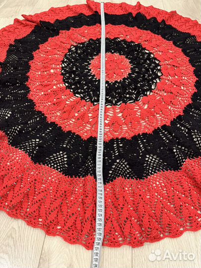 Скатерть вязаная круглая