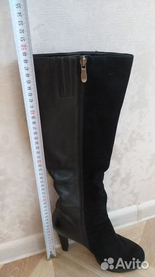 Сапоги женские натуральная кожа 38