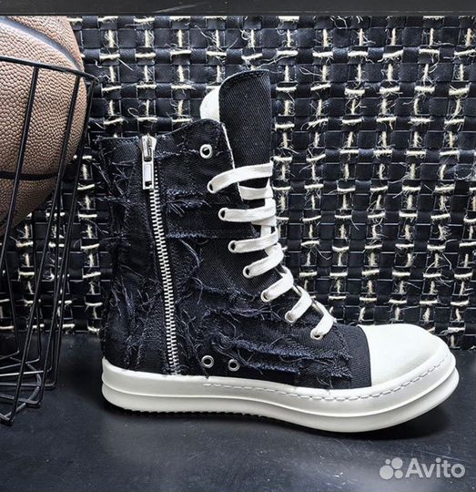 Кеды Rick Owens Ramones Slashed