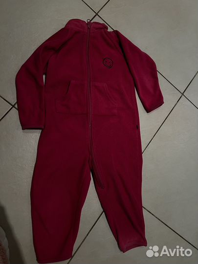 Теплый костюм для девочки 98