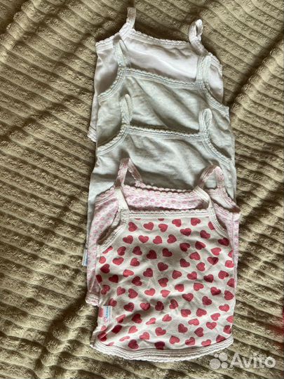 Большой пакет вещей на девочку 68