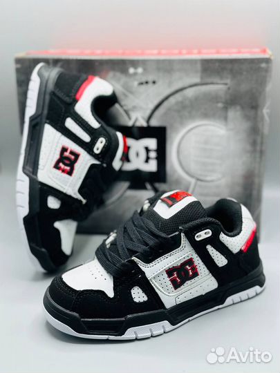 Детские дутые кроссовки DC shoes