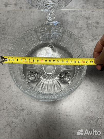 Ваза хрустальная