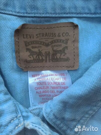 Джинсовка куртка levis на рост 158