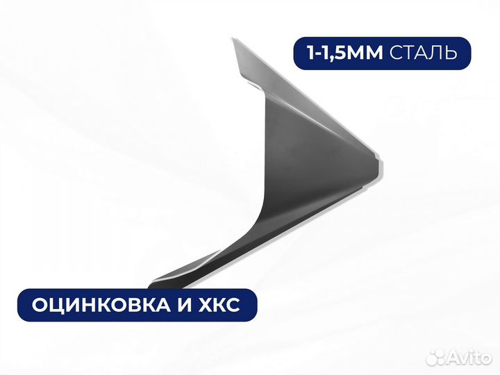 Ремонтные пороги и арки для Mitsubishi Жигулёвск