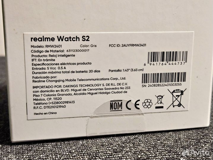 Realme Watch S2 Металл Новые Запечатаны