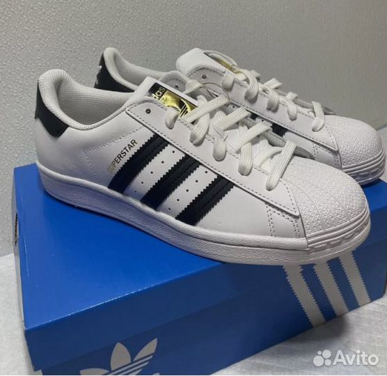 Adidas Superstar Black White Унисекс