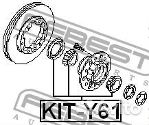 Febest KIT-Y61 Подшипник роликовый передней полуос