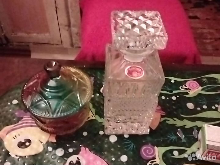 Штофы и графины СССР и сахарница СССР