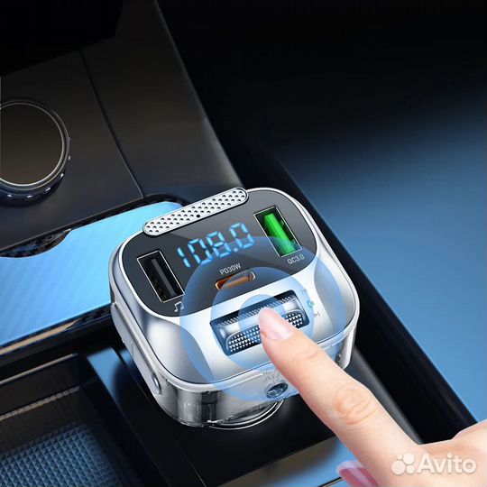 FM-трансмиттер / Bluetooth автомобильный модулятор