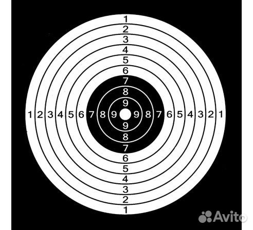 Мишени для стрельбы картонные, в ассортименте