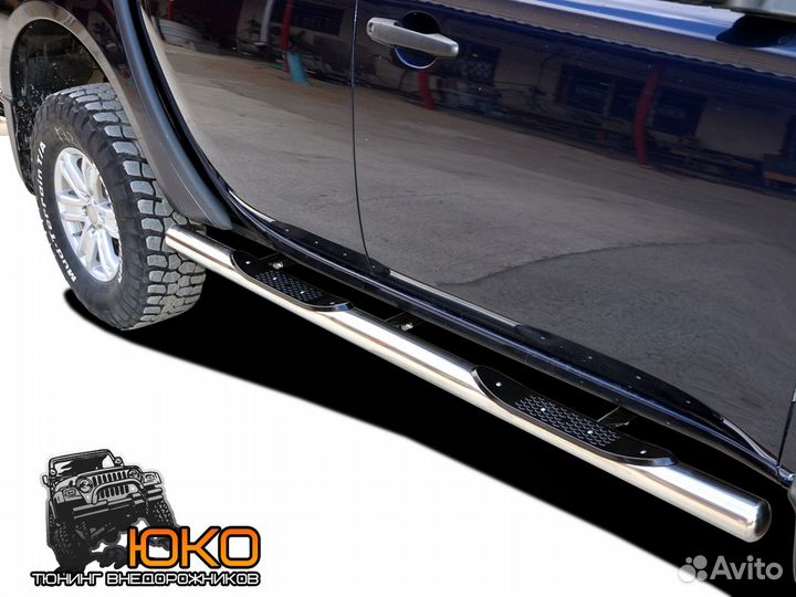 Защита порогов Mitsubishi L200