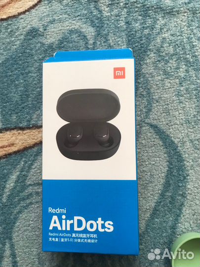 Беспроводные наушники xiaomi redmi airdots + чехол